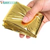 Rayseeda Folding Emergency Blanket 210cm*130cm Silver/Gold Emergency Survival Rescue Shelter Outdoor Camping Keep Warm Blankets ► Photo 3/6