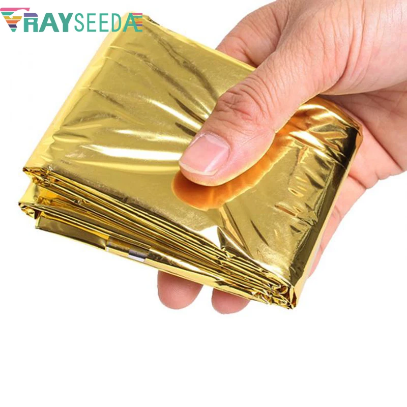 Rayseeda للطي بطّانيّة طوارئ 210 سنتيمتر * 130 سنتيمتر الفضة/الذهب الطوارئ بقاء الانقاذ المأوى في الهواء الطلق التخييم الدفء البطانيات Rayseeda للطي بطّانيّة طوارئ 210 سنتيمتر * 130 سنتيمتر الفضة/الذهب الطوارئ بقاء الانقاذ المأوى في الهواء الطلق التخييم الدفء البطانيات