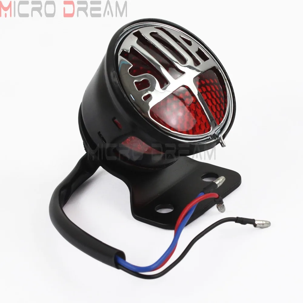 Стоп сигнал в стиле ретро стоп для старых школ фонарь задний Кафе Racer SR XS CB GS XJ Bobber
