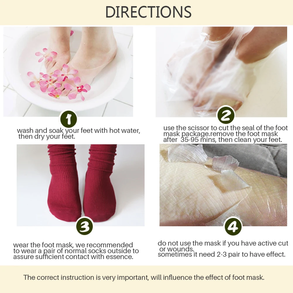 2 piezas/1 par removedor de piel muerta pies máscara exfoliante pies calcetines pedicura Peeling de pies de bebé máscara pie pelado máscara TSLM2 2 piezas/1 par removedor de piel muerta pies máscara exfoliante pies calcetines pedicura Peeling de pies de bebé máscara pie pelado máscara TSLM2
