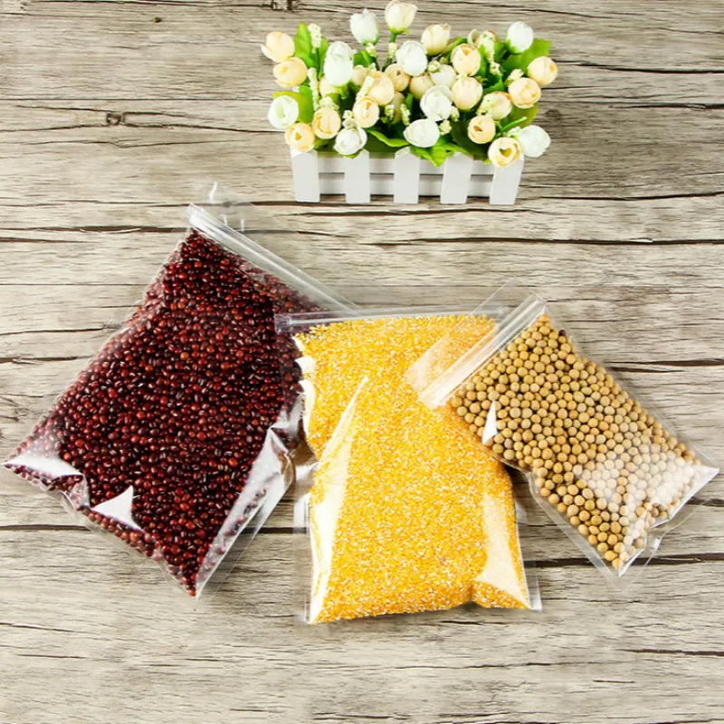 Ferimo 100pcs Transparent self sealing food plastic bag compound food candy gift packaging storage bags Ferimo 100pcs Transparent self sealing food plastic bag compound food candy gift packaging storage bags