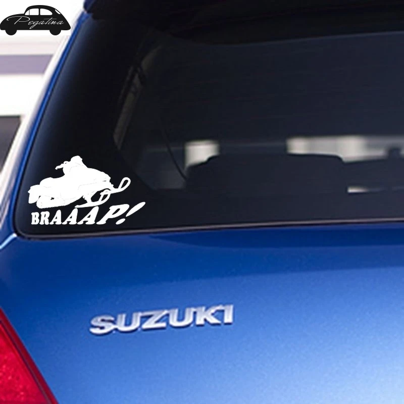 Pegatina BRAAAP ملصقا الثلج صائق زلاجات دراجة نارية الملصقات الفينيل صور مطبوعة للحوائط ديكور جدارية التزلج ملصقا