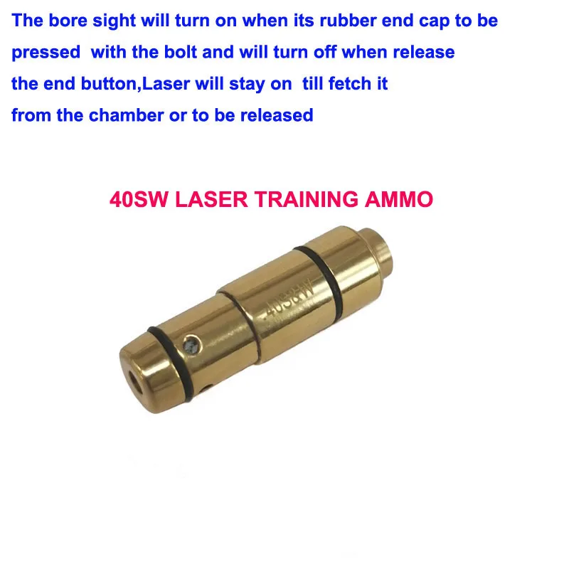 40SW laser ammo laser bullet laser trainer pistol laser cartridge for