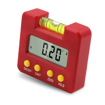 

Digital Level Protractor I Strong Magnetic Digital Inclinometer Tilt Angle Box Level Horizontal Angle Protractor Angle Gauge