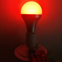 E27 5 Вт 10 Вт d120мм Прямая зарядка ИК пульт RGB светодиодный светильник источник для бара мебель светильник ing 10 шт./лот