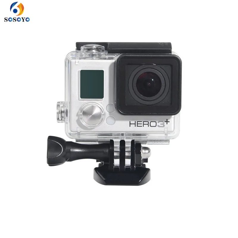 Transparent Waterproof Case shell Housing Underwater 45m Diving Protective Cover For Gopro hero 4 3+ Action camera accessories (5)