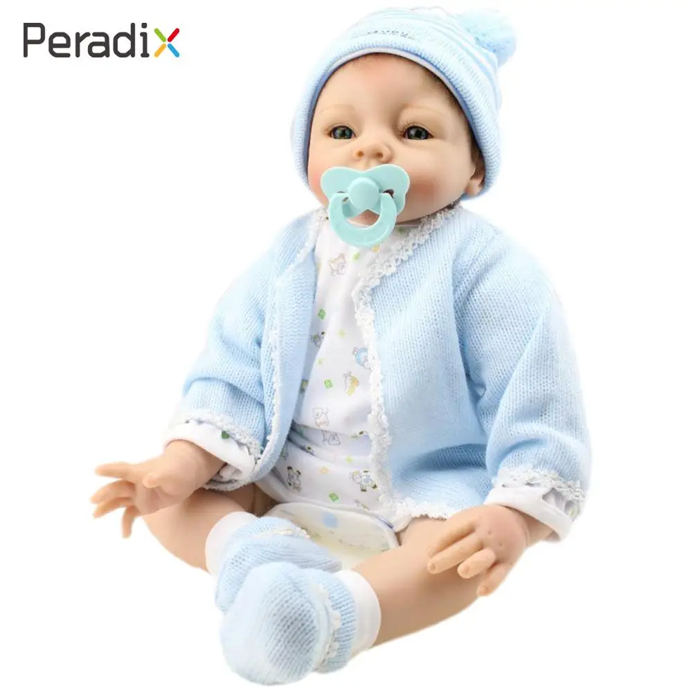 

Silicone Reborn Dolls Simulated Infant Model Decor Collection Popular 1 Set Christmas Safe Material Reborn Babies
