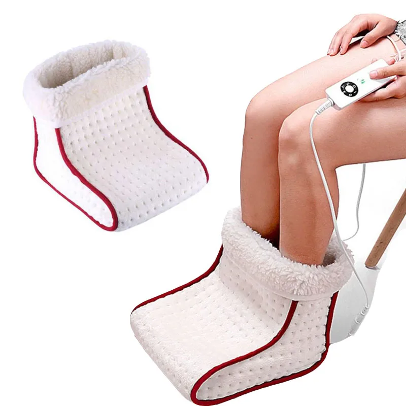 

Electric Warm Heated Foot Heating Pad Warmer Washable Heat 5 Modes Heat Settings foot care Warmer Cushion Thermal Foot Warmer