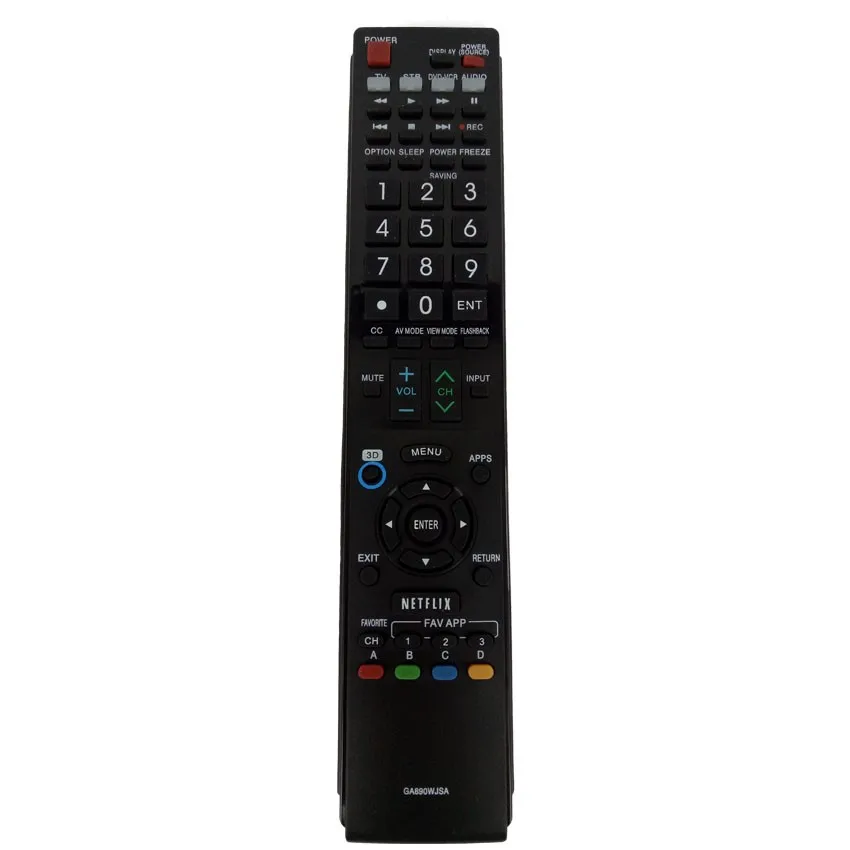 Новый Сменный пульт дистанционного управления GA890WJSA для SHARP TV 3D подходит GB004WJSA