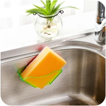 3 Pcs Kitchen Sink Accessories Sponge Holder Soap Bathroom Accessories Toothbrush Holder Sucker Organizer Plastic Storage Box