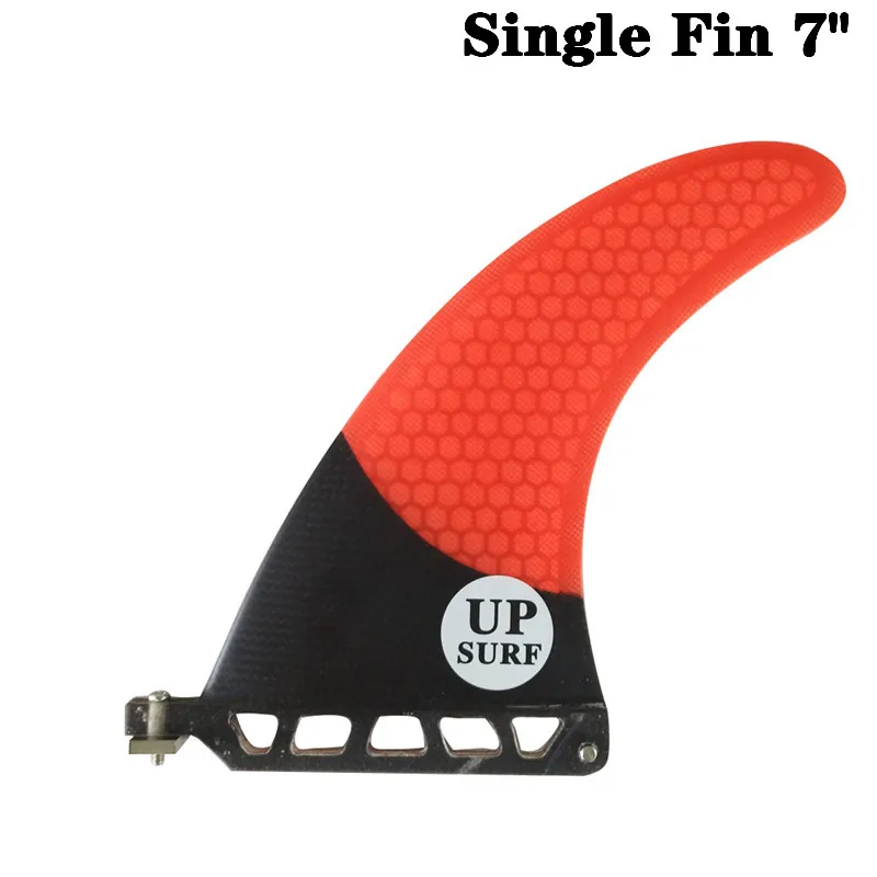

Single Fin 7" Longboard Surf Fin Red color Fin Surfboard Fin