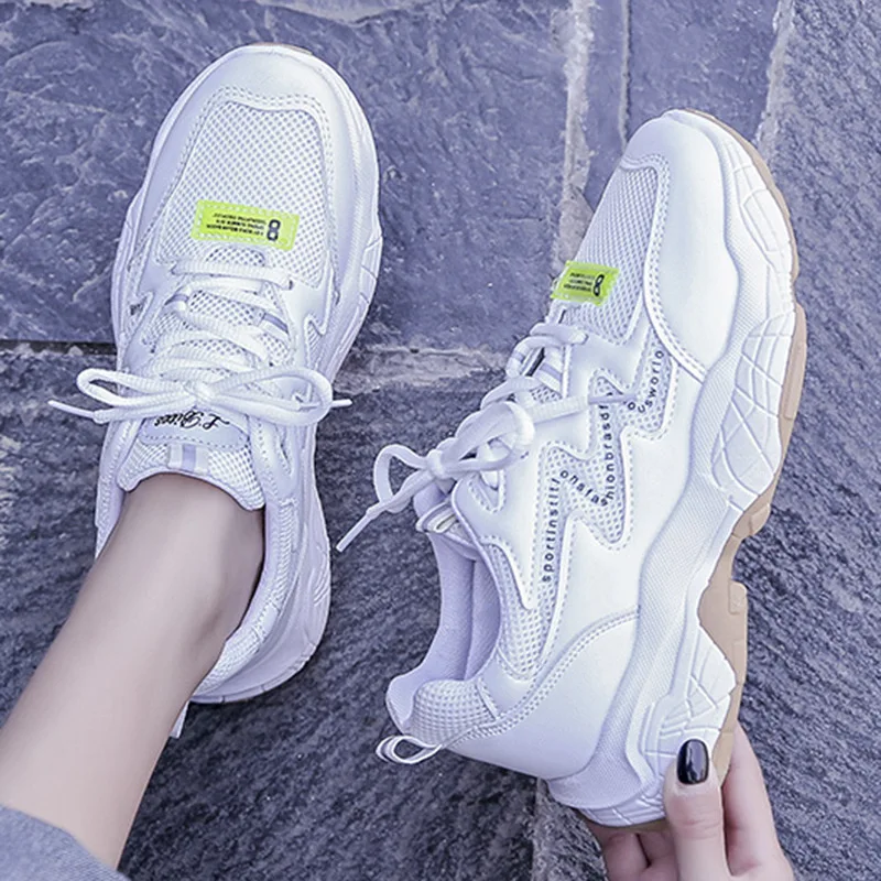 Повседневная обувь женские кроссовки на платформе zapatos de mujer Брендовая chaussures femme