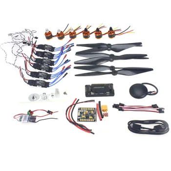 

F15843-G Necessity kits : Motor + ESC+ Props + APM2.8 + GPS for 550 6-Aix RC Drone Quadcopter Hexacopter Multi-Rotor Aircraft