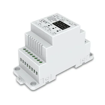 

D4C 4 Channel Din DMX512 Constant Current Decoder 12-48VDC4CH output with display for setting dmx address