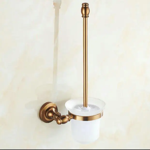 Европейский роскошный античный алюминиевый держатель для туалетной щетки, аксессуары для ванной комнаты, Товары для ванной/Оборудование для ванной H2774