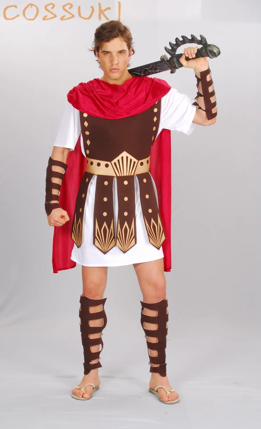 Free Shipping! Halloween Adult Men Street Fighting Samurai Cool Cosplay