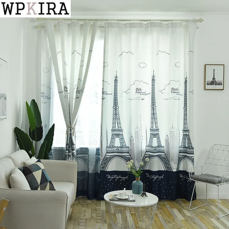 

mediterranean castle children blackout curtains for living room kids room curtain cartoon window fabric custom made S063&30