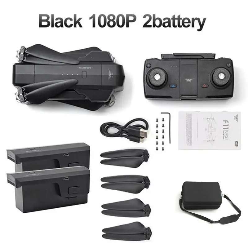 SJRC F11 gps 5G Wifi FPV с углом HD камера Режим высокой фиксации 1080P камера бесщеточный селфи RC Дрон Квадрокоптер