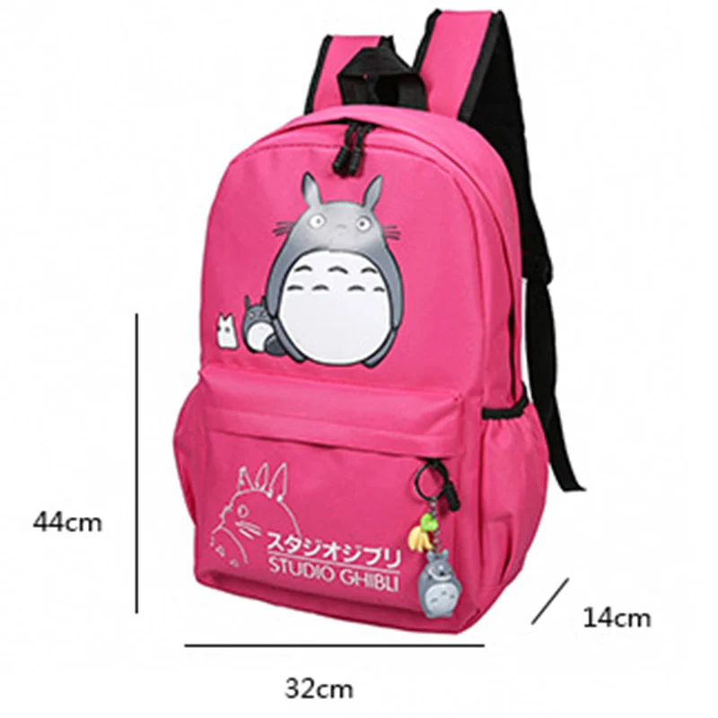 Totoro Backpack Men Women Travel Softback Canvas Bags Mochila Girls Boys Teenagers School Space Notebook Female Bag BP0159 (1)