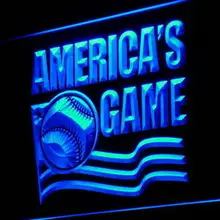 I892 бейсбольная игра Америка спортивный Декор неоновый свет вывеска вкл/выкл Swtich 20+ цвета 5 размеров