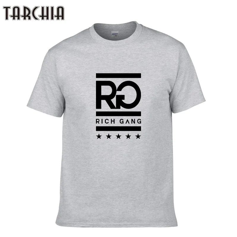 

TARCHIA Retro Mens Summer Tops Tees Short Sleeve T Shirt Man Men'S T-Shirt Men'S Brand RICH GONG Fashion O Neck T Shirt Men