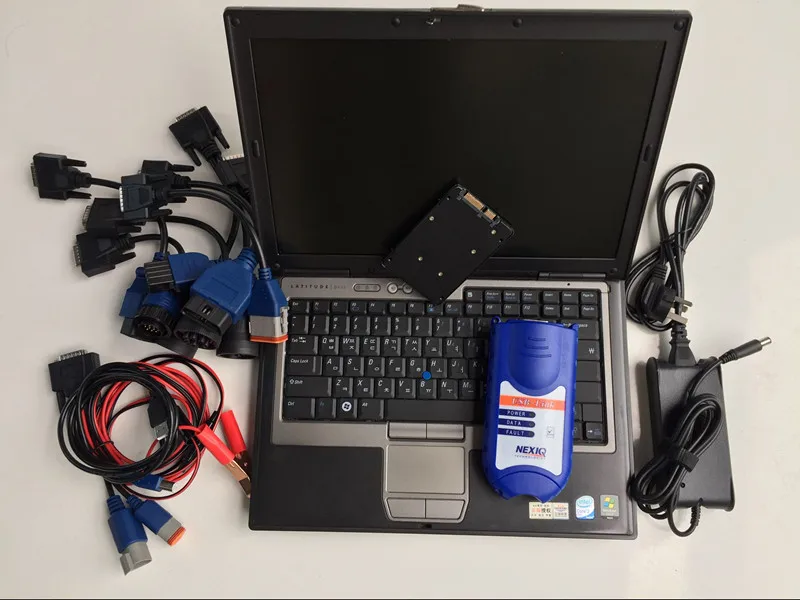 NEXIQ 125032 USB Link полный комплект дизельный тяжелый грузовик диагностический
