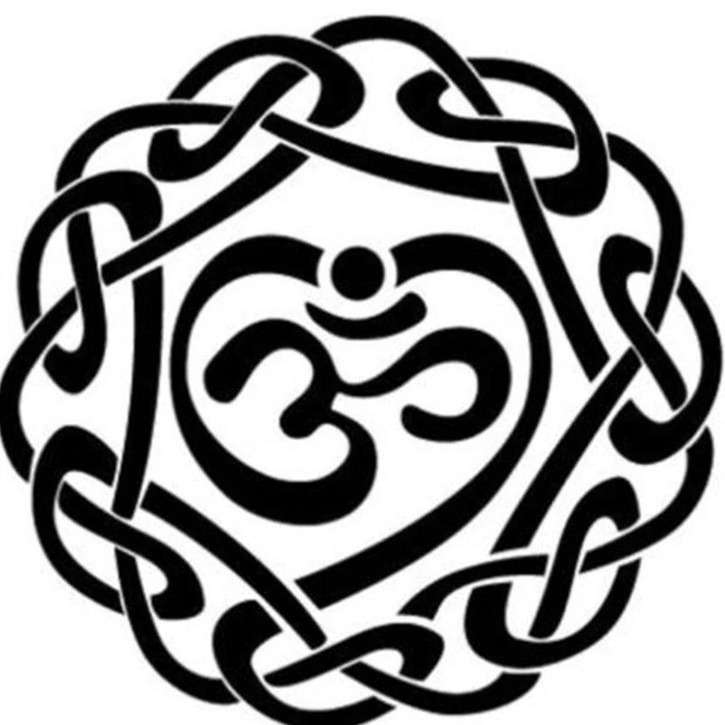 DCTAL Buddha Quotes Namaste Wall Decals Yoga Mandala Wall Stickers Living Rooms DIY Home Decor Yoga Lotus Decoration