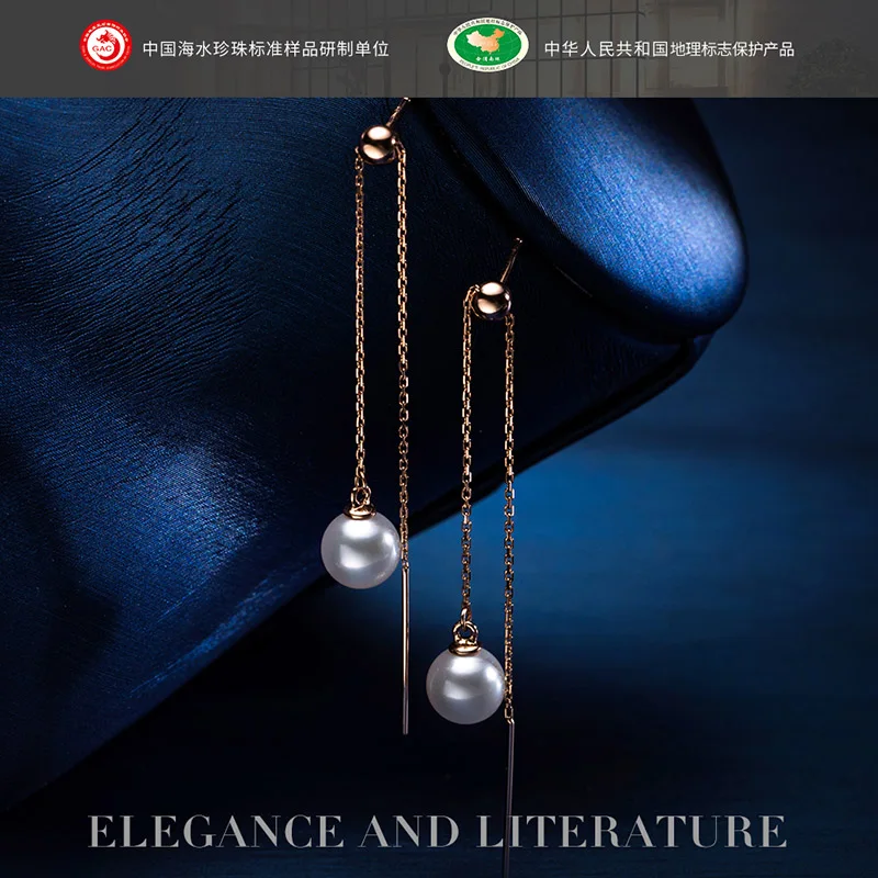 Sinya Au750 gold drop earring (3)