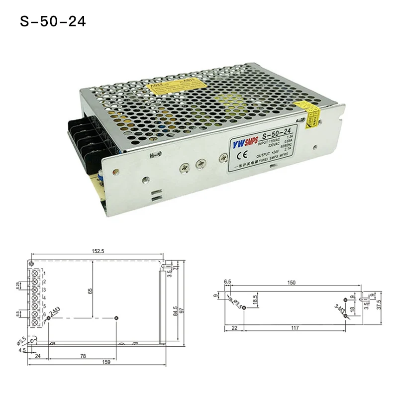 DC5V 12V 15V 24V импульсный источник питания трансформатор переменного тока Converter конвертер Импульсный режим источники питания