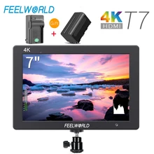 7-дюймовый IPS 1920x1200 HDMI полевой монитор Feelworld T7 для камеры с поддержкой 4K входного выходного видеомонитора + батарея NP750 + зарядное устройство 7-дюймовый IPS 1920x1200 HDMI полевой монитор Feelworld T7 для камеры с поддержкой 4K входного выходного видеомонитора + батарея NP750 + зарядное устройство