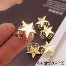 Ingemark 5 stücke Erklärung Gold Farbe Star Haarnadel Frauen Mädchen Swirl Haar Pins Frühling Haar Clips Haar Schmuck Zubehör Geschenk