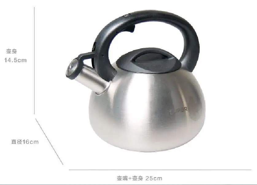 

3.5L Stainless Steel Whistling Kettle Fashion Creative Teapot High Quality Water Kettle Home Kitchen Cooker