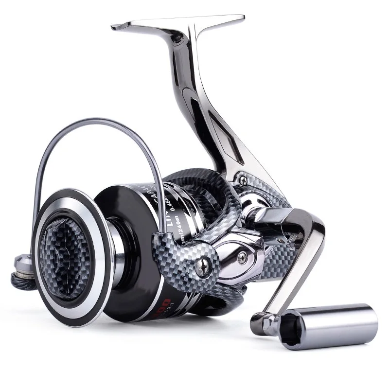 Clearance Cheap Good Quality Fishing Reels Spinning Pre-Loading Spinning  Wheel 500/7000S Metal 12 BB4.1:1 5.2:1 5.5:1 160/660g