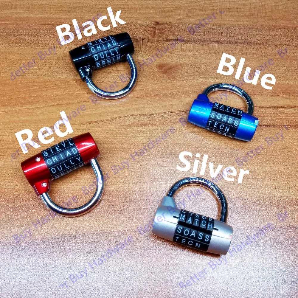 Sliver Color Mini 5 Letter Combination Password Code Padlock Door Lock Travel Luggage Cases Boxes Mailboxes Lock Suitcase Sliver Color Mini 5 Letter Combination Password Code Padlock Door Lock Travel Luggage Cases Boxes Mailboxes Lock Suitcase