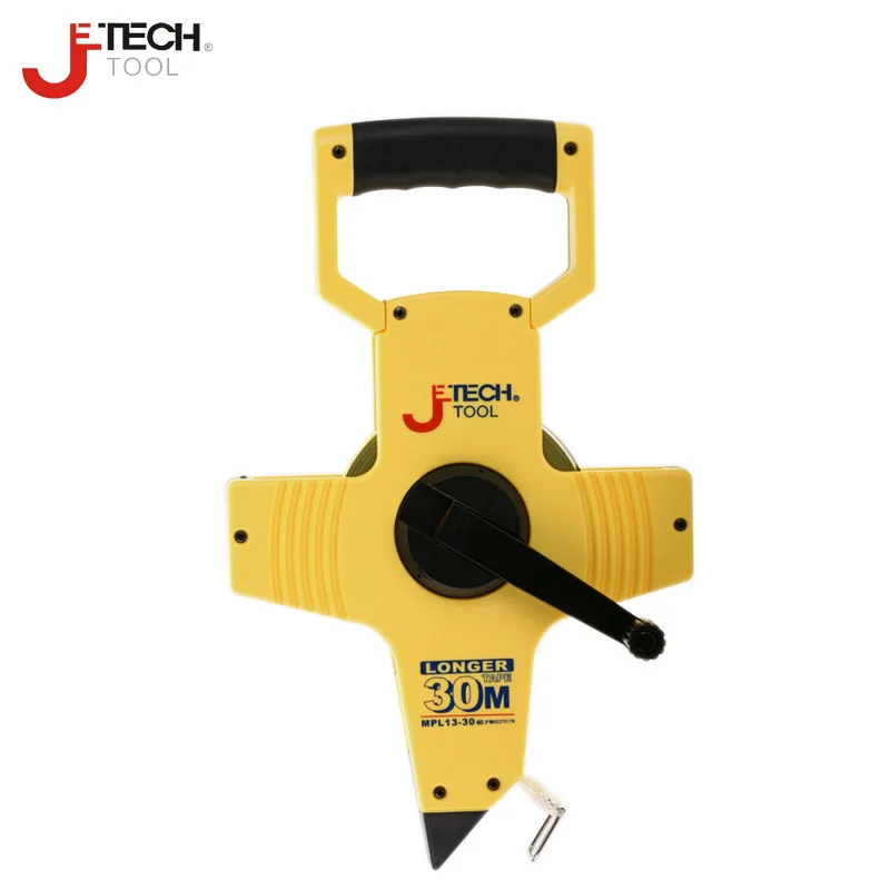 

Jetech long abrasion resistant 30m 50m metric scale open reel long steel measure tape ruler scale for plumbing tool tools