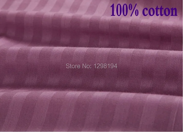  Home textile 100% cotton sheets stripe mattress cover bed sheet solid color fitted sheet bedspread 