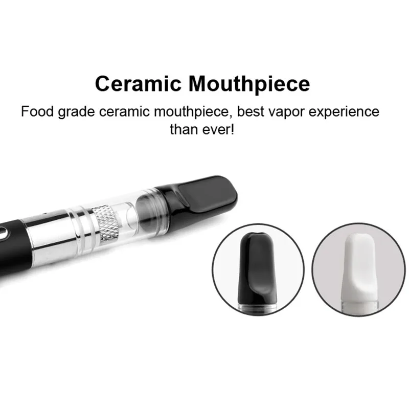 Jual Asli Airistech Qtip Penyemprot Qcell Koil Pemanas Cartridge 14 Mm untuk Lilin dan Berkonsentrasi Vape Vaporizer Keramik Drip Tip Tank