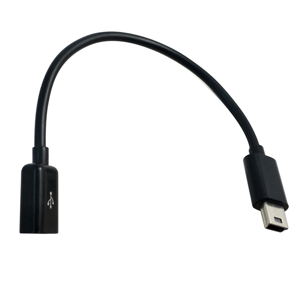 DANSPEED 10 см Micro USB мама к Mini папа F/M удлинитель Дата зарядный кабель черный|mini usb|usb