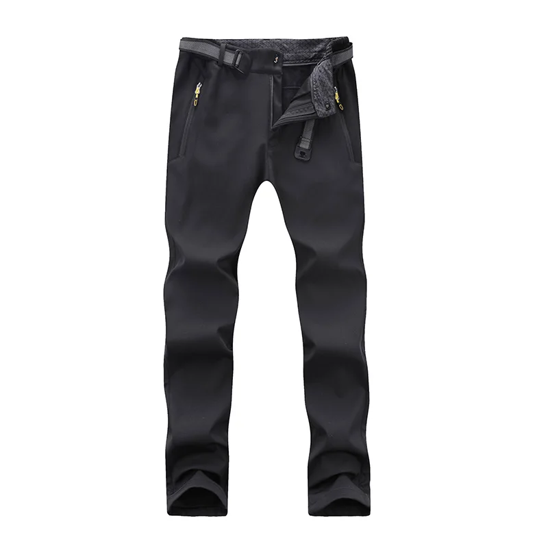 

Clorts Waterproof Hiking Pants Men Fleece Outdoor Trekking Trouser Breathable Sports Climbing Pants Dropshipping Winter Pants
