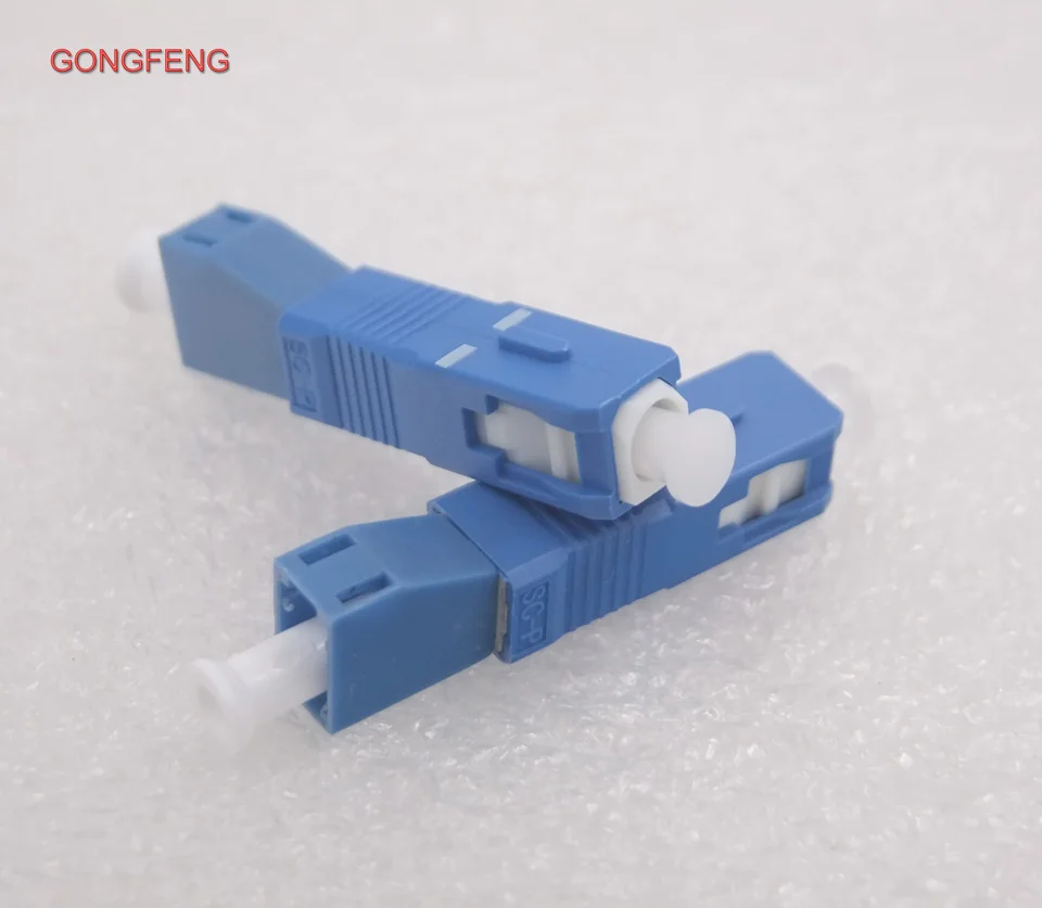 10PCS New Optical Fiber Connector Flange Coupler SC Male turn LC Female