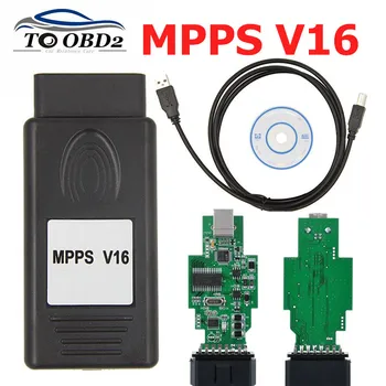 

New MPPS V16 ECU Chip Tuning Tool for EDC15 EDC16 EDC17 Inkl CHECKSUM Read And Write Memory CAN Flasher Remapper ECU Tool