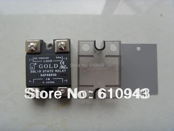 

1 phase solid state relay zero grossin SAP4860D 40-480VAC 3-32VDC Free shipping