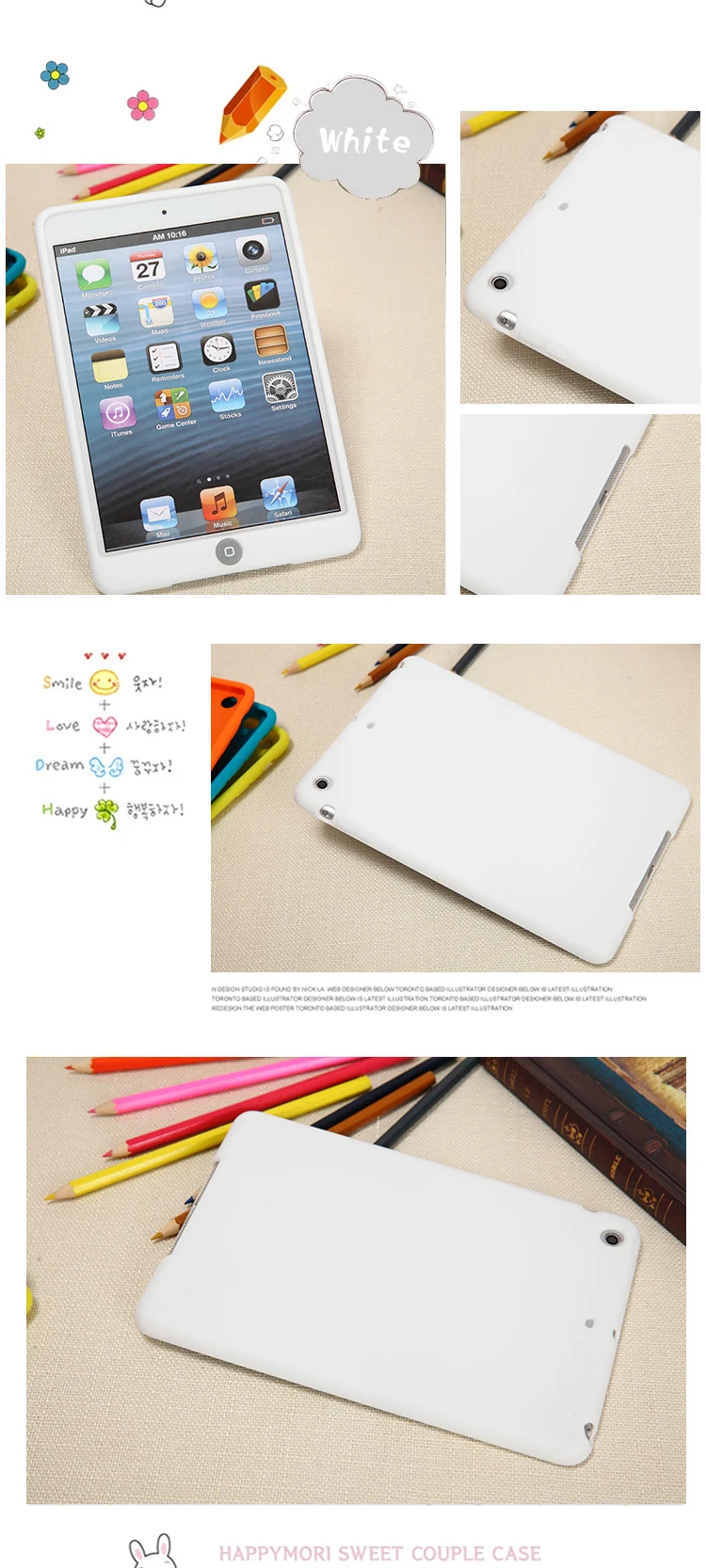 New Case For Mini 2 3 Children Soft Silicone Case Cute case Jelly Bean Cute Smart Soft Silicone Rubber (5)
