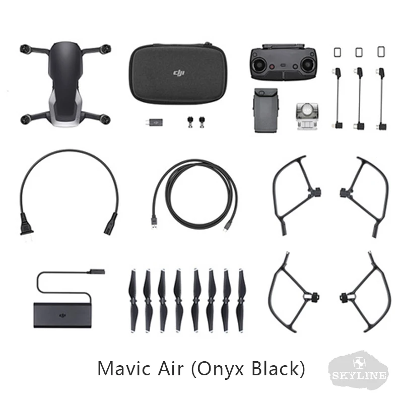 Взлетно-посадочная площадка для DJI Mavic Air/Mavic Air Fly больше комбо Дрон с разрешением 4K 100 Мбит/с видео 3-осевому гидростабилизатору Камера 4 км удаленного Управление с 21 минут Лидирующий бренд - Цвет: Mavic Air Black