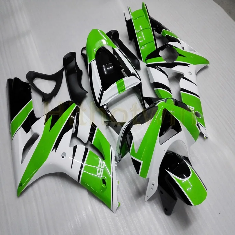 Заказной мотоцикл Артикул для Kawasaki ZX-6R 2003 2004 ZX6R 636 моторные Обтекатели+ винты литьевой формы желтый - Цвет: N