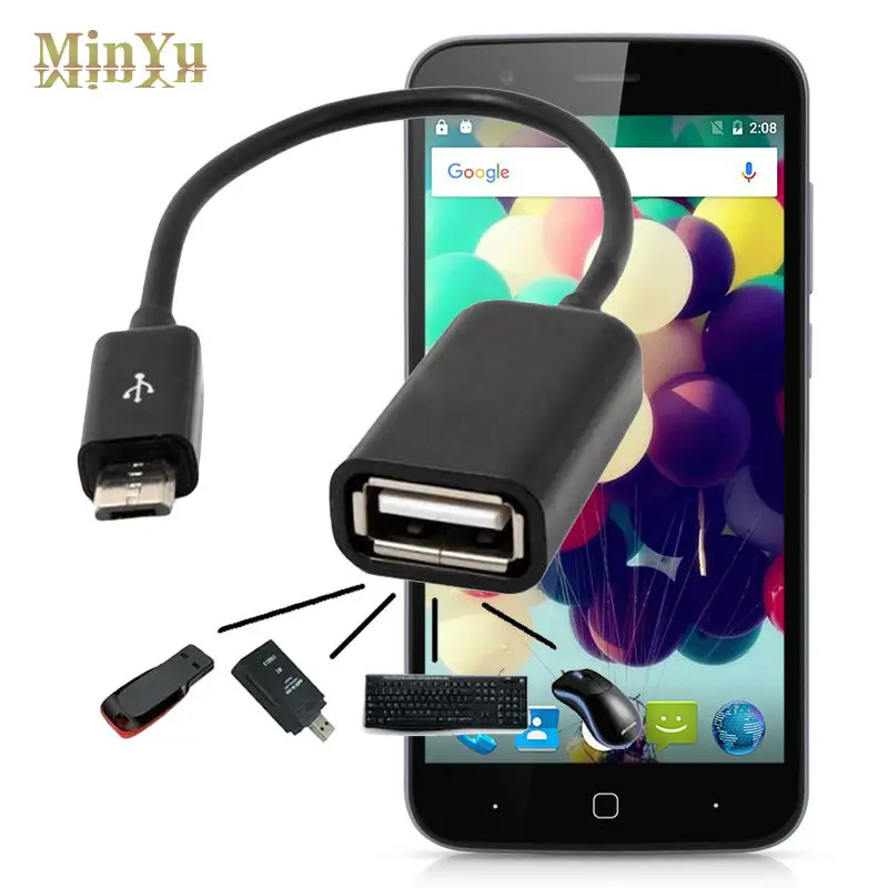 

Micro USB 2.0 Host OTG Cable Adapter for Vernee Thor 4G OTG Converter Cable for UHANS H5000, U100