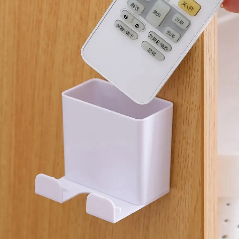 

Remote Control Wall Mount Organizer Air Conditioner Mobile Phone Storage Hodler Box Container
