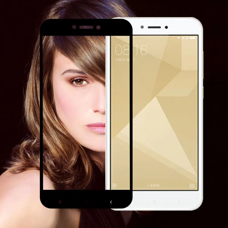 Тонкое закаленное стекло для Hongmi 4X4 X Redmi4X Взрывозащищенный экран с защитой против