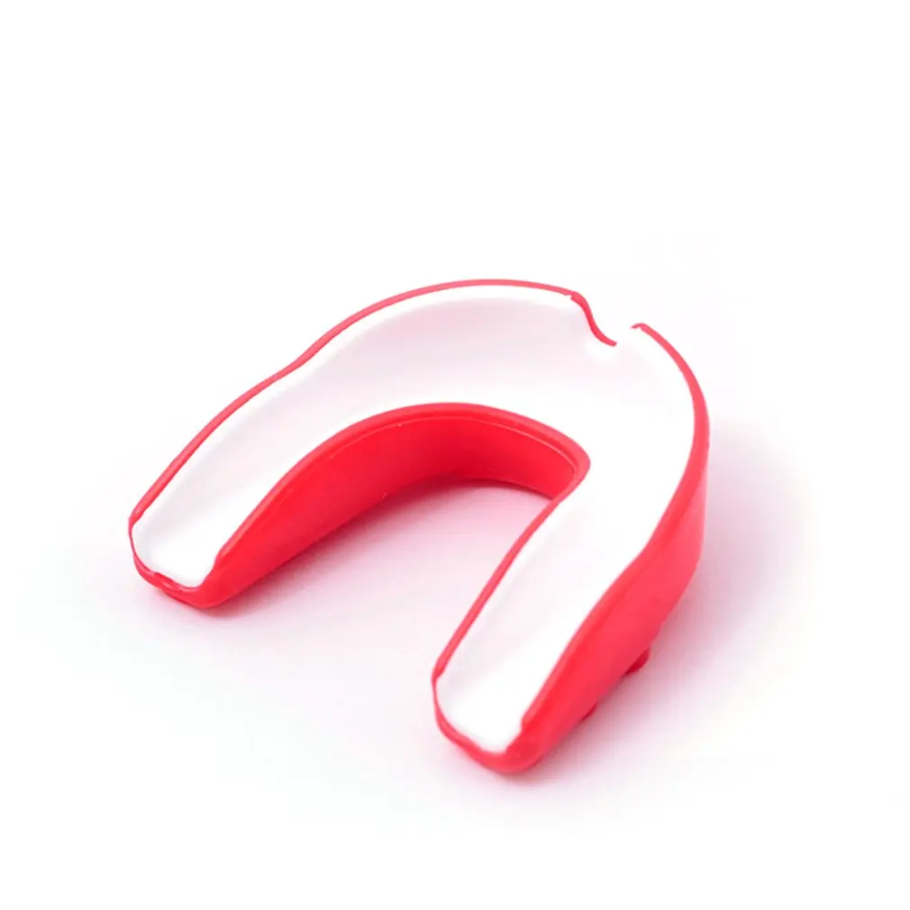 4 colors Mouthguard Mouth Guard Teeth Protect Boxing MMA Sanda Mouthguard Wear Braces Gum Shield