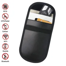Из искусственной кожи Водонепроницаемый RFID чехол для блокировки сигнала телефона кредитной держатель для карт кошельки автомобиля корпус-брелок для ключей на липучке держатель для карт Обёрточная бумага портмоне